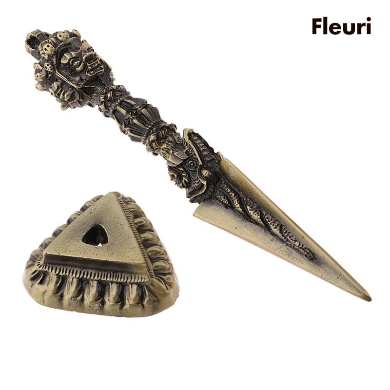 Bùa Hộ Mệnh Đồng Tây Tạng Dorje Vajra Amulet Phurba