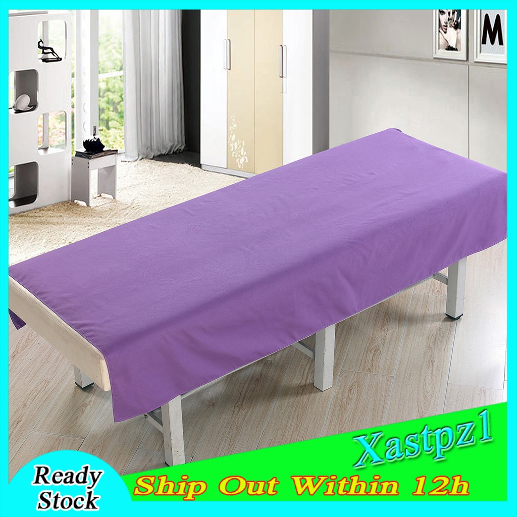 [Ready Stock] Waterproof Oil Proof Cosmetic Massage Bed Flat Sheet Cover 120x190cm