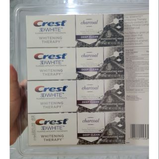 Kem đánh răng siêu trắng răng cao cấp Crest 3D White Charcoal 116gr