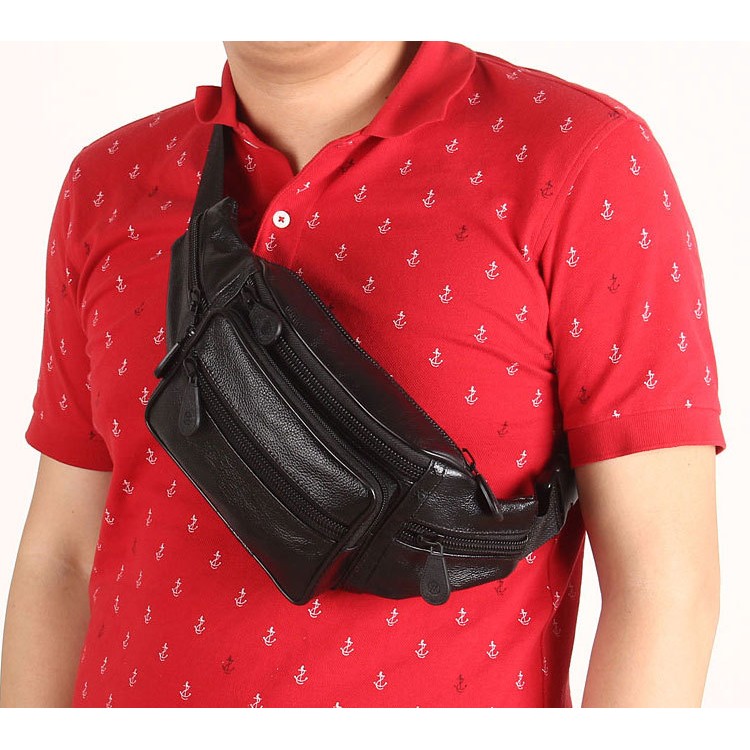 Túi bao tử,đeo bụng DA NHIỀU NGĂN thể thao - K15 | BigBuy360 - bigbuy360.vn