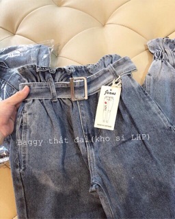 Baggy Jeans Basic ( Kèm Belt To)