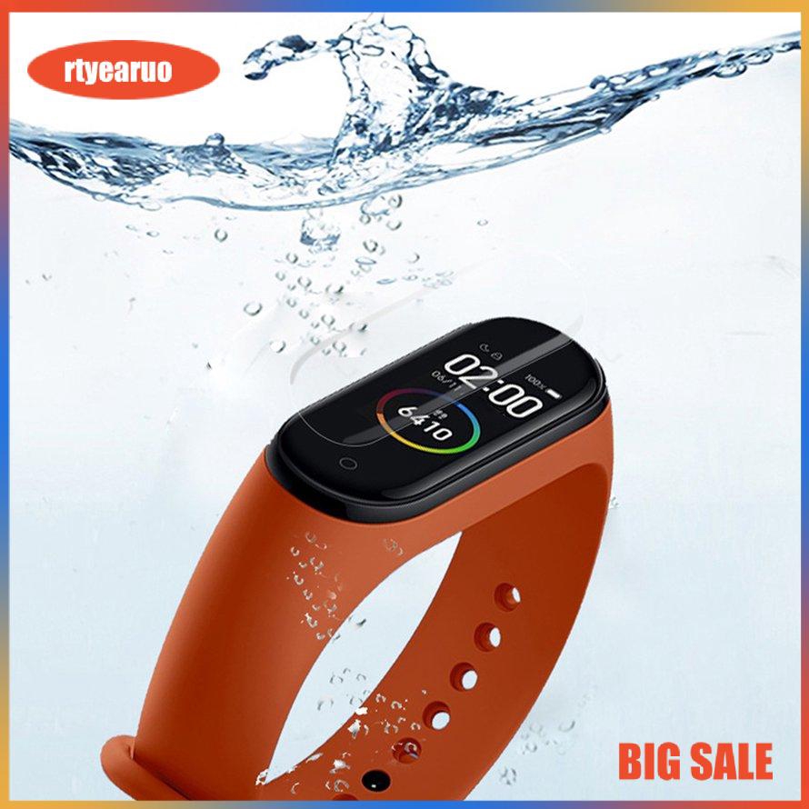 Film dán HD bảo vệ toàn màn hình cho đồng hồ Xiaomi Mi Band 4 chống thấm nước và chống trầy chất lượng cao