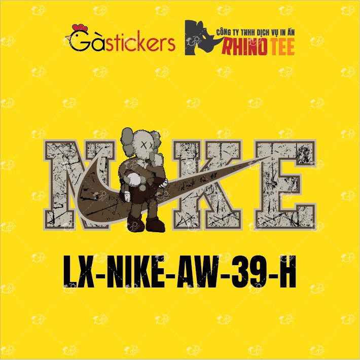 Hình Ủi Nike KAWS LX-NIKE-AW-39 - Mua Nhiều Giảm Giá