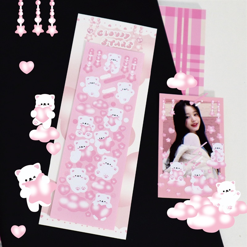 Miếng dán trang trí hình ảnh dễ thương tùy chọn