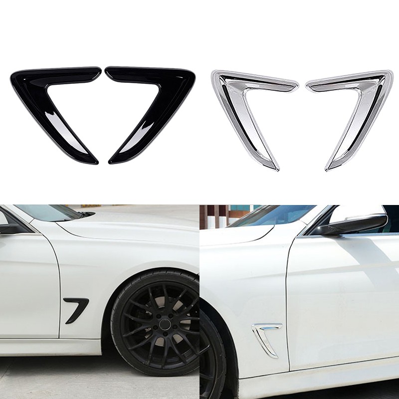 FENDER Set 2 Phụ Kiện Trang Trí Ô Tô Bmw F30 F35 316i 320i 328i 330i 335i