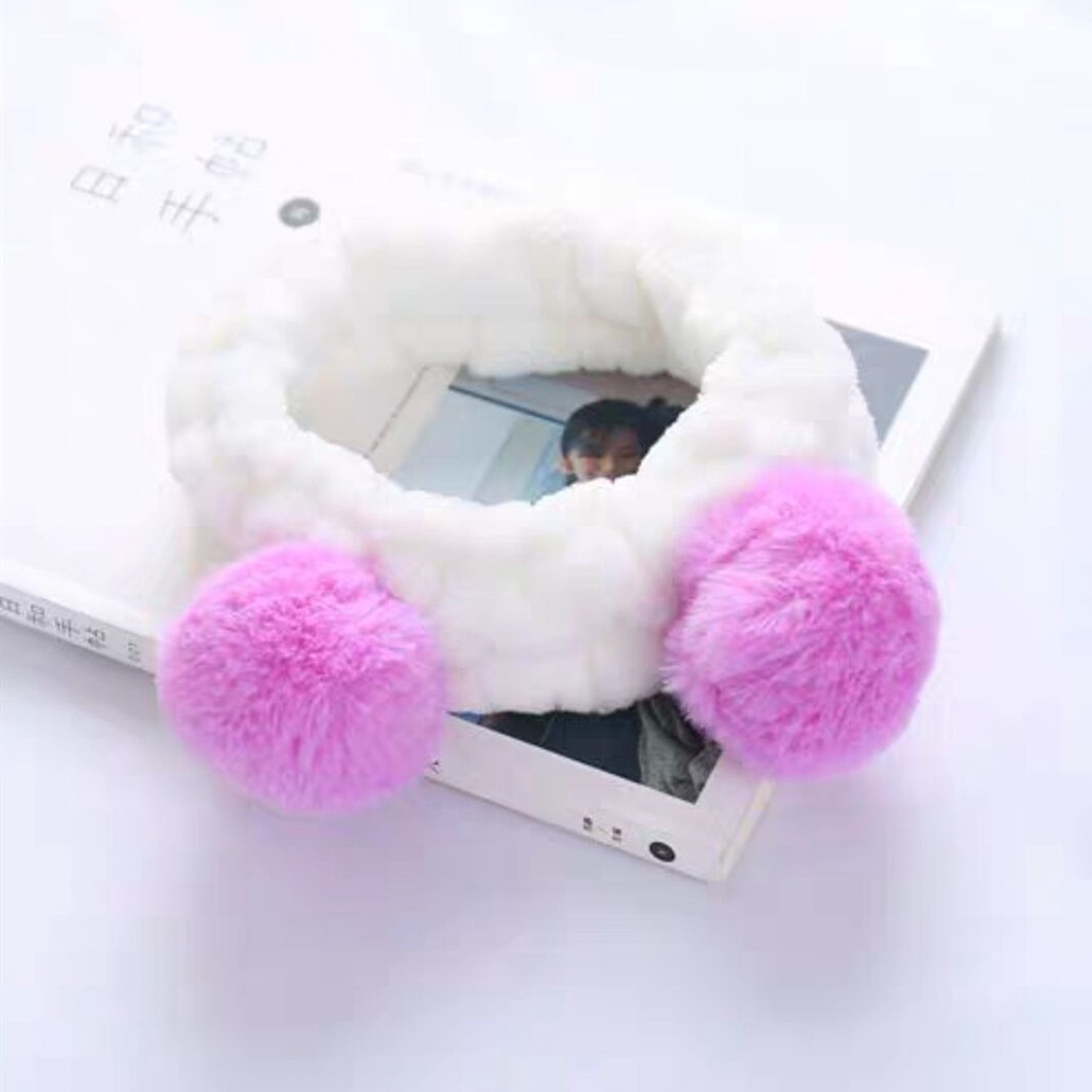 Băng Đô Rửa Mặt Trang Điểm Dễ Thương Phong Cách Hàn Quốc Cho Nữ