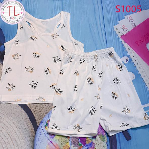 Thời Trang Trẻ Em -Bộ đùi nam nữ hình gấu trúc đang yêu – Quần Áo Bé Trai - Bộ Bé Trai - Quần Áo Bé Gái - Bộ Bé