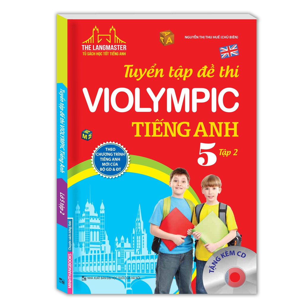 Sách - The Langmaster - Tuyển tập đề thi VIOLYMPIC tiếng Anh lớp 5 - tập 2