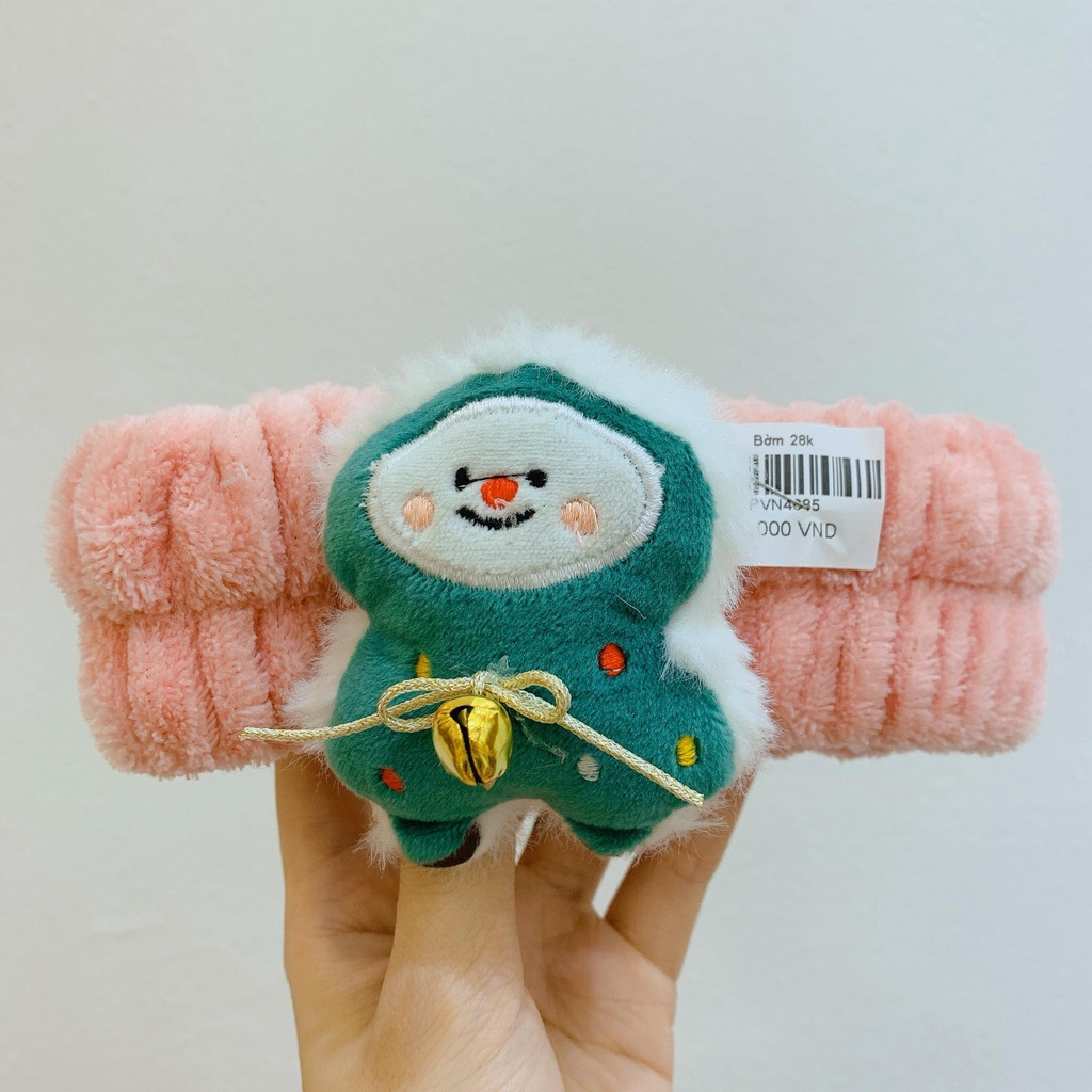 Băng đô bông rửa mặt, trang điểm bờm cài tóc turban dễ thương cute dành cho nữ