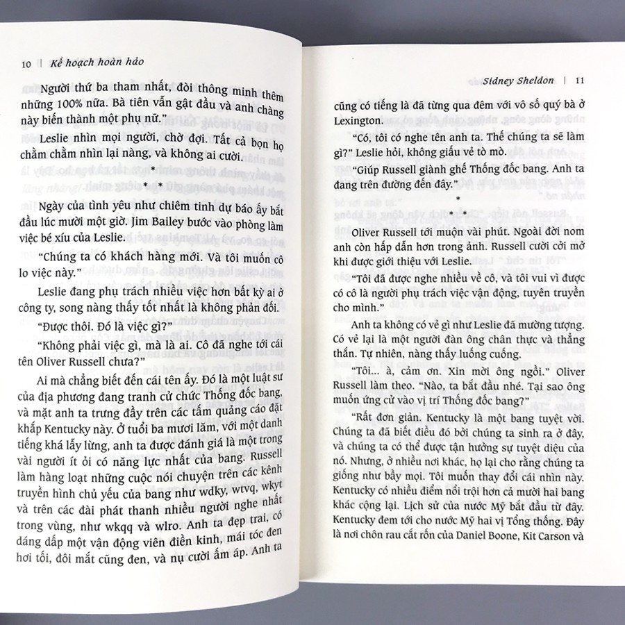 {Sách} - Kế hoạch hoàn hảo (Sidney Sheldon)