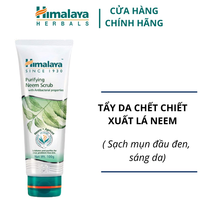 Tẩy tế bào chết sáng mịn da Himalaya Purifying Neem Scrub 100ml