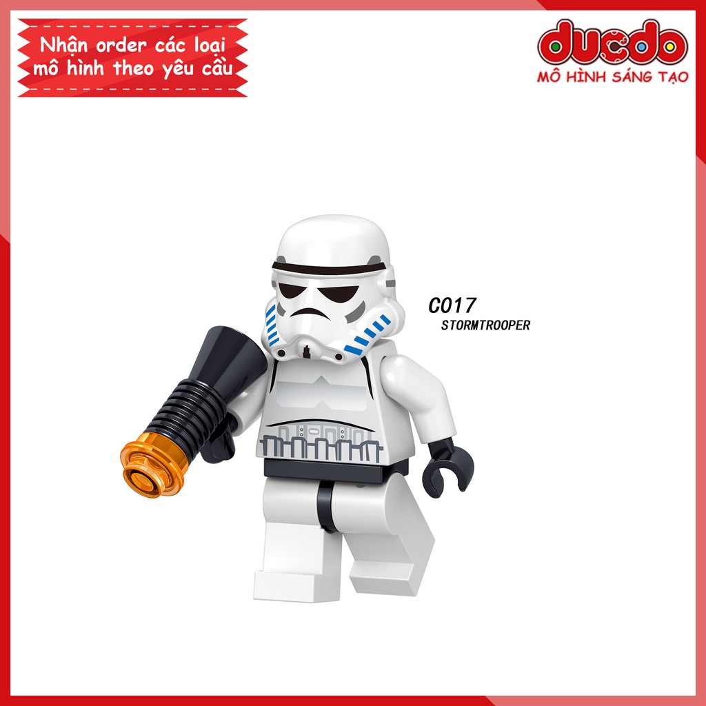 Minifigures các nhân vật trong Star War full vũ khí - Đồ chơi Lắp ghép Xếp hình Mô hình Mini Iron Man LeLe C015 - 022