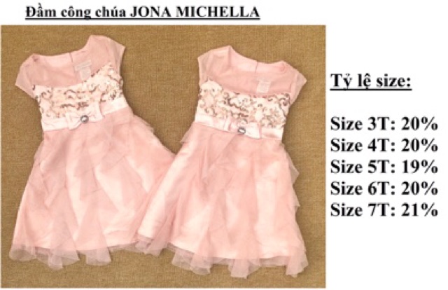 Đầm công chúa Jona Michella