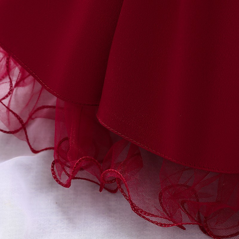 Mqatz Đầm tutu Công Chúa Tay Ngắn Phối Ren Dễ Thương Cho Bé Gái 1-5 Tuổi L1989Z