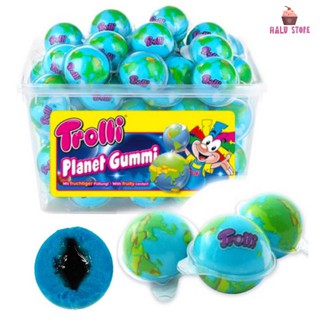 [Giá Buôn] Hộp 60 viên Kẹo dẻo Trolli hình quả địa cầu hàng nội địa Đức