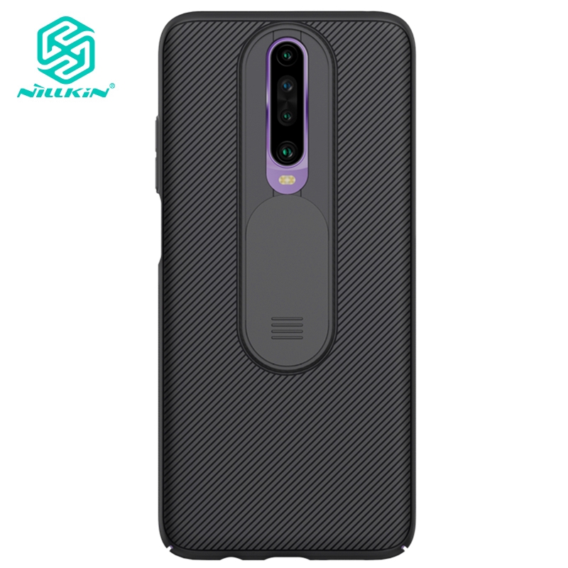 Ốp điện thoại NILLKIN mặt kính vân nhám có trượt bảo vệ camera cho Xiaomi POCO X3 NFC/Redmi K30 5G/Poco X2