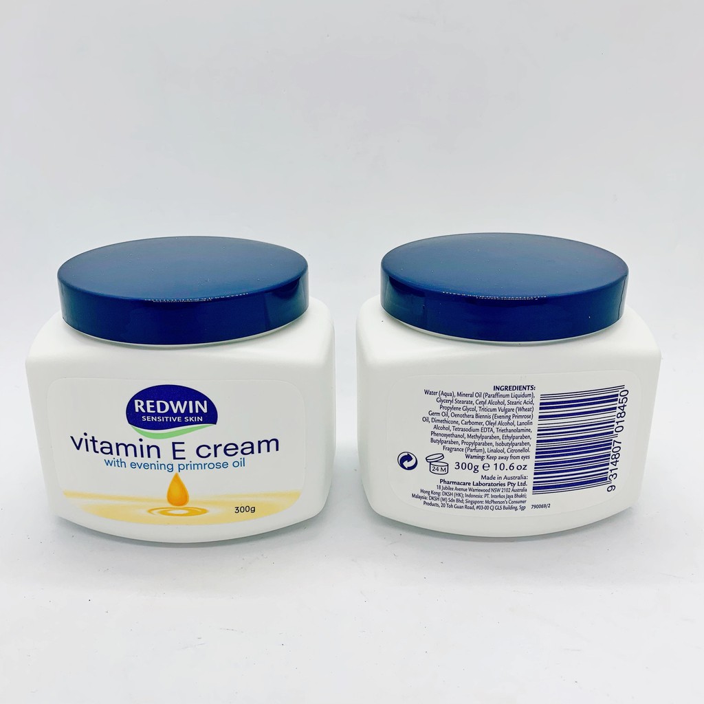 Kem Dưỡng Ẩm Mềm Mịn Da Redwin Vitamin E Cream Dành Cho Mọi Loại Da 300g