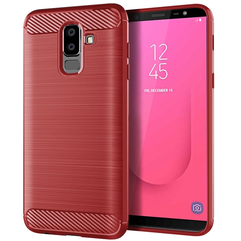 Ốp Điện Thoại Mềm Chống Vỡ Bằng Sợi Carbon Cho Samsung Galaxy A6 A7 A9 A8 Plus J2 Pro J4 J6 J7 J8 2018 J730 A5 2017