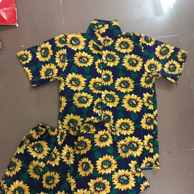 Bộ hoa hướng dương đen và trắng