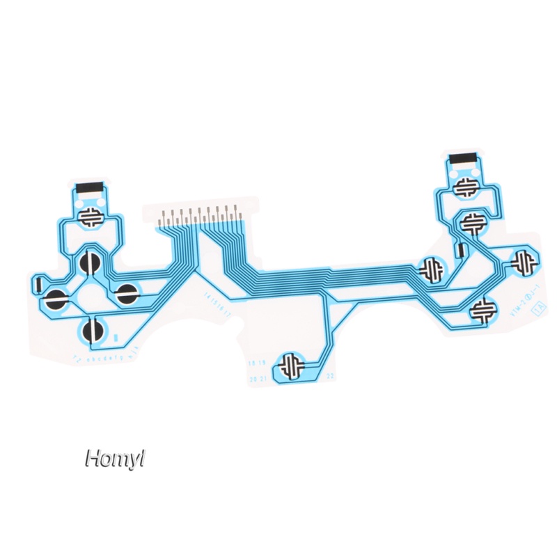 [HOMYL] Button Ribbon Circuit Board Film for PS4 Controller Dualshock 4 4.0 Blue