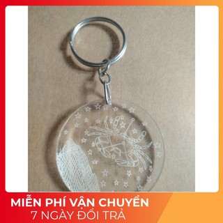Móc khóa cung cự giải độc đáo bằng nhựa mica siêu bền món quà ý nghĩa tặng người thân