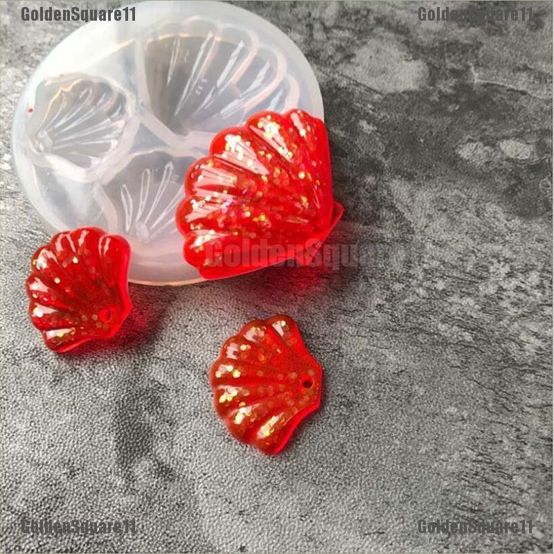 Khuôn Silicone Tạo Hình Làm Bánh Kẹo Hình Vỏ Sò DIY