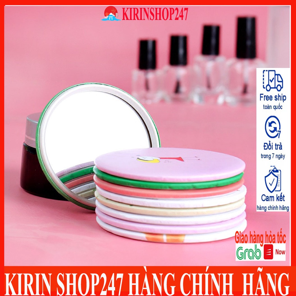 Gương trang điểm mini nhiều họa tiết đẹp