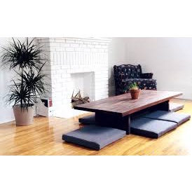 Nệm ngồi bệt Vuông 50x50 dày 3cm màu NÂU lót ghế , ngồi bệt siêu to , trang trọng nho nhã ......