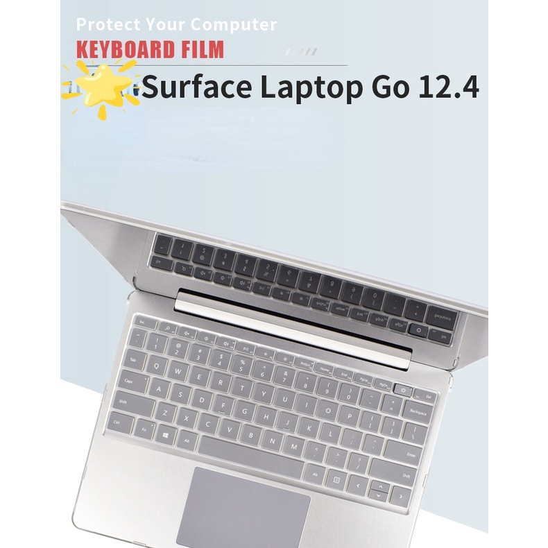 Miếng Dán Bảo Vệ Bàn Phím Cho Laptop Microsoft Surface Laptop Go 12.4 "