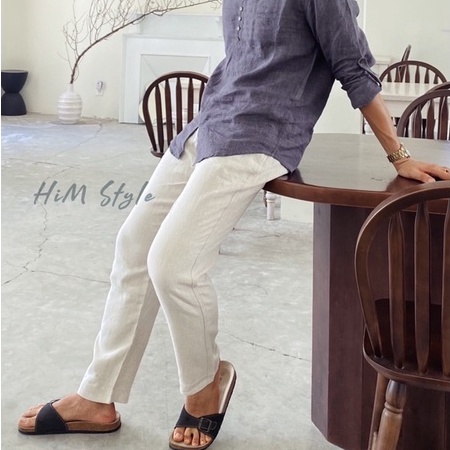 Quần Dài Nam Linen Tưng Siêu Thoáng Mát