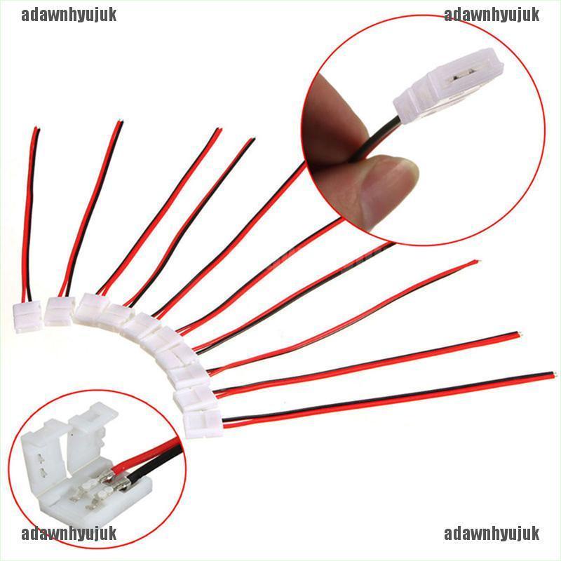 Bộ 10 Đầu Nối Dây Đèn Led 2 Pin 3528 / 5050 | BigBuy360 - bigbuy360.vn