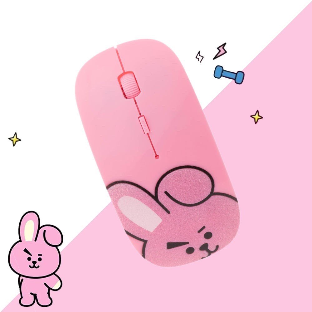 Chuột Bluetooth Không Dây Kpop Bts Bt21