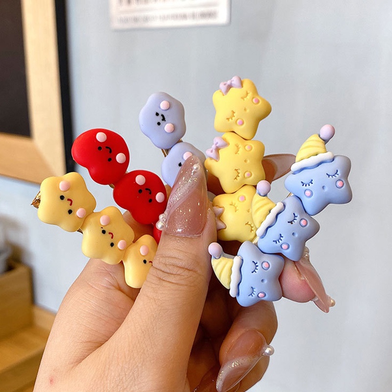 Kẹp Tóc Hình Hoạt Hình Xinh Xắn Cho Bé Gái