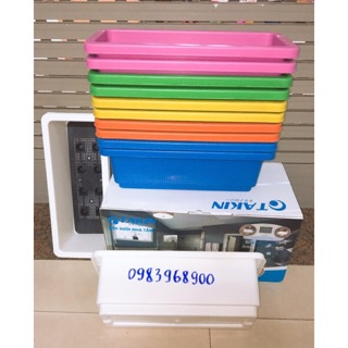 Combo 10 chậu trồng rau thông minh 48x21x17cm
