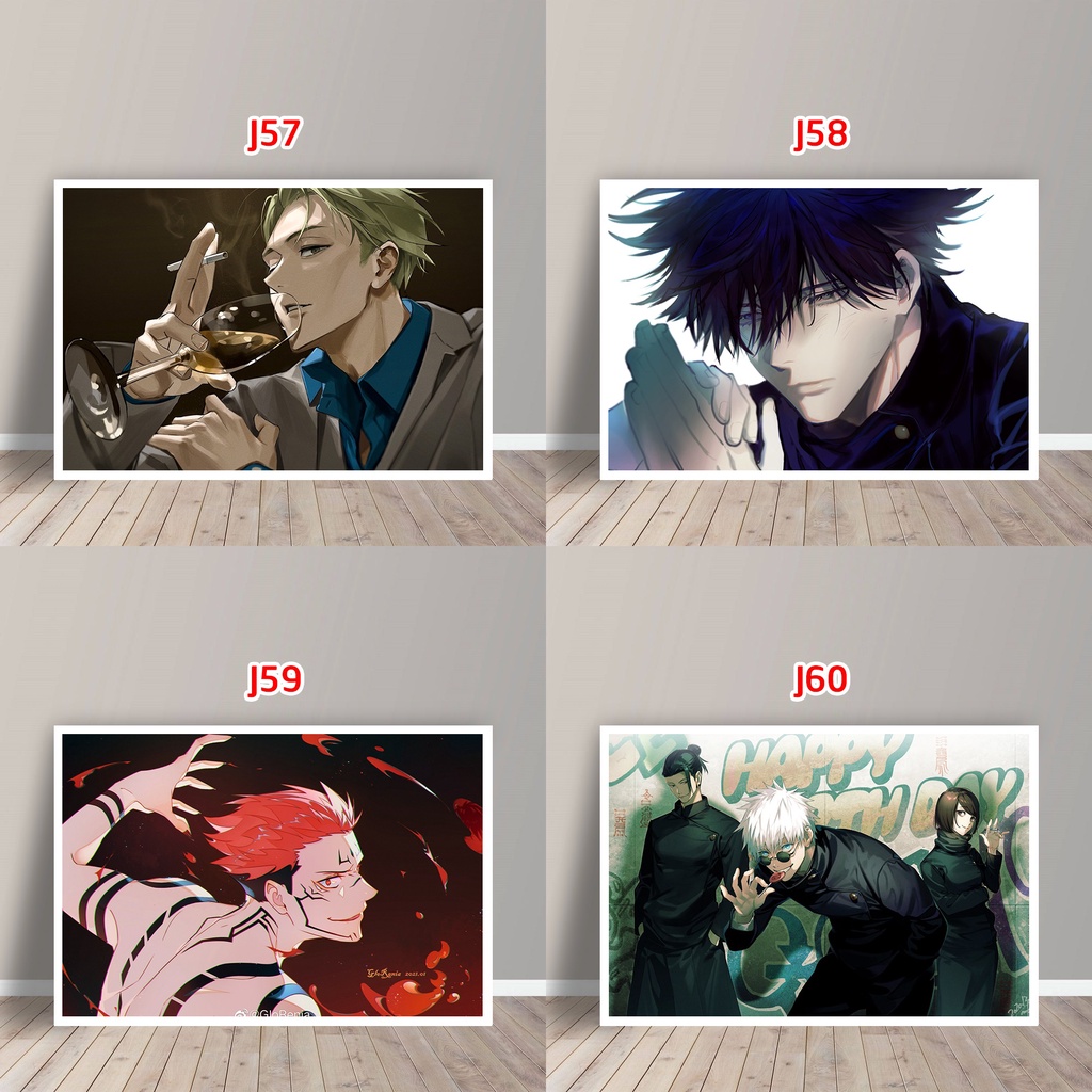 Tấm Postcard Cao Cấp Anime Jujutsu Kaisen