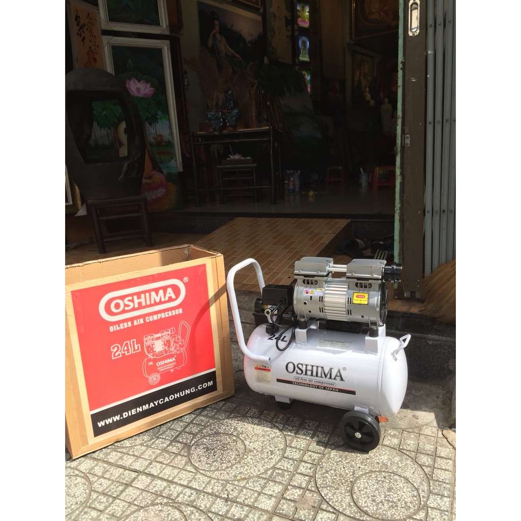MÁY NÉN KHÍ KHÔNG DẦU OSHIMA 24L