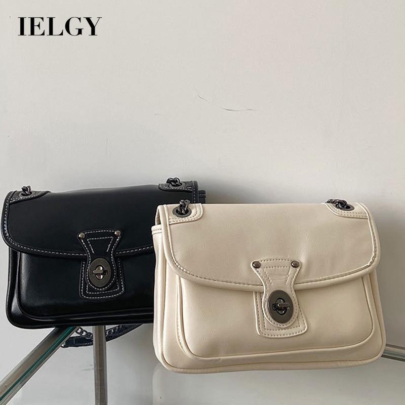 Túi đeo chéo IELGY có khóa phong cách thời trang Hàn Quốc