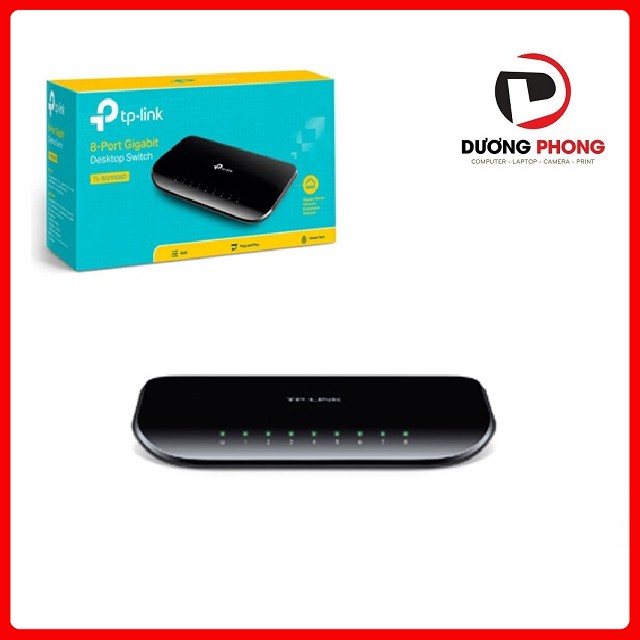  Bộ chia mạng Switch TP-LINK TL-SG1008D 8 port - 1GB Chính hãng -BH 24 Tháng