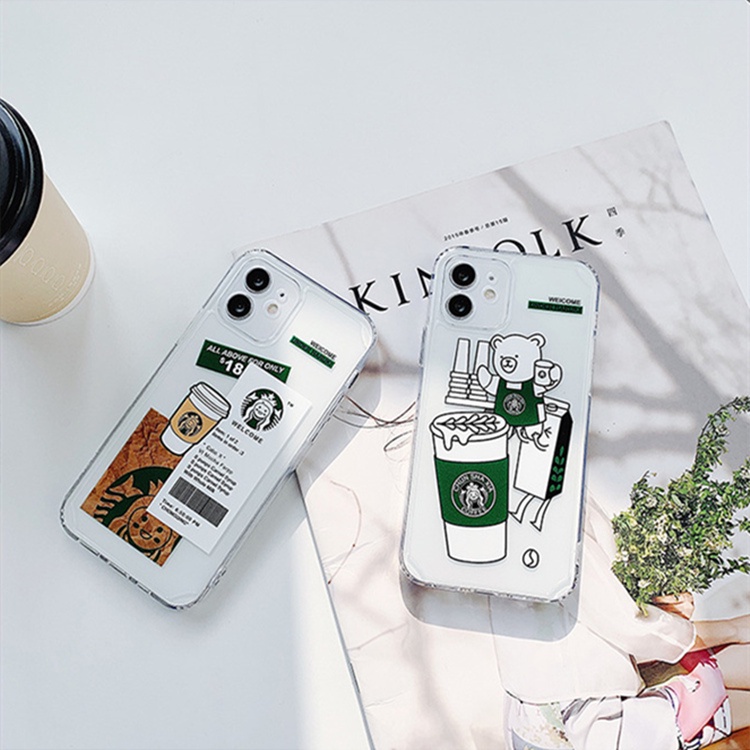 Ốp điện thoại in hình gấu trà sữa cho iphone 6/6s/7/8 plus/x/xr/xs/11/12/pro/promax | BigBuy360 - bigbuy360.vn
