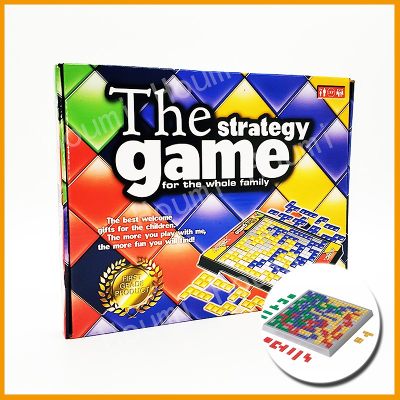 The Strategy Game Blokus Game Bộ Trò Chơi Board Game Chiến Lược Blokus Phiên Bản Tiếng Anh