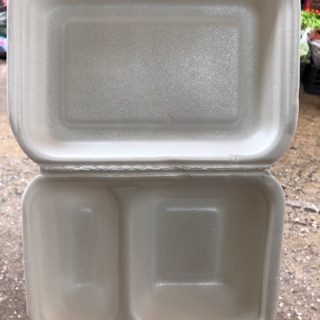 Dây 150c hộp xốp 2 ngăn . Hộp cơm bình dân - hộp xôi - hộp mì , phở , bún đậu mắm tôm