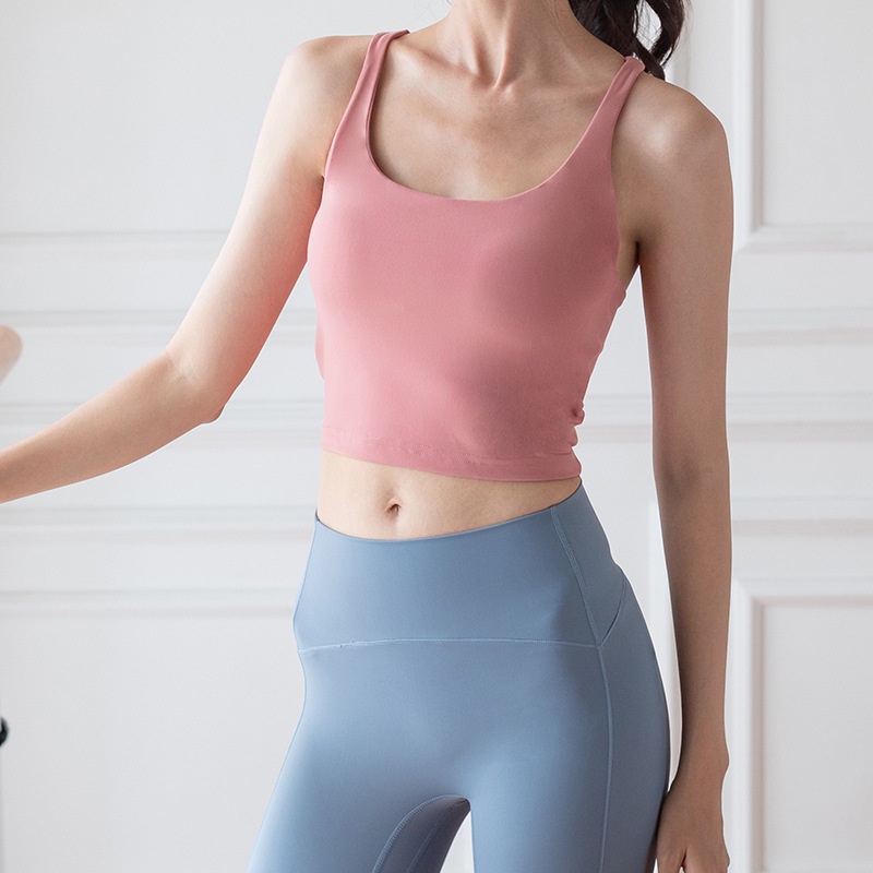 【Sportsangel】Áo Ngực Thể Thao Hai Dây Có Mút Đệm