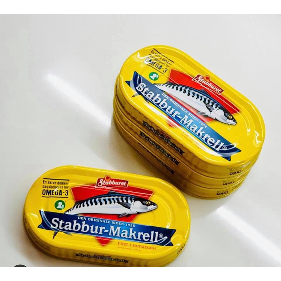 Combo 3 hộp cá thu sốt cà STABBUR-MAKRELL Na Uy (170gram)