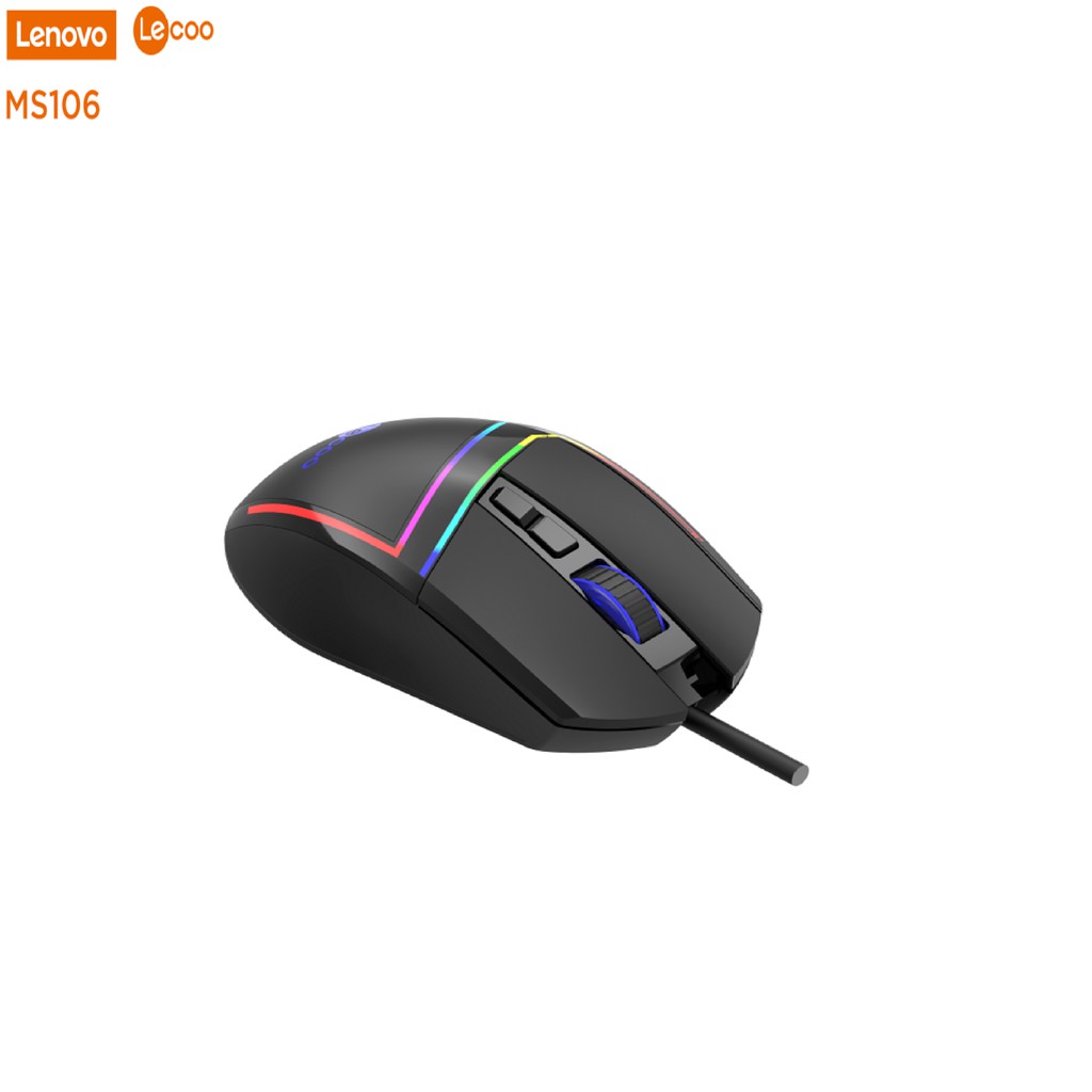 CHUỘT MÁY TÍNH CÓ DÂY LECOO MS 106 USB, MOUSE MS106 USB