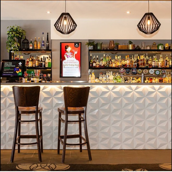 TẤM ỐP TƯỜNG 3D PVC D003-showroom, nhà hàng, khách sạn, quán karaoke