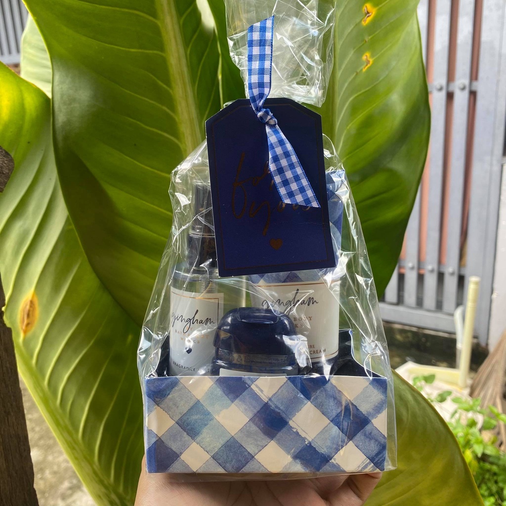Set quà tặng 3 món BBW Bath & Body Works Gingham