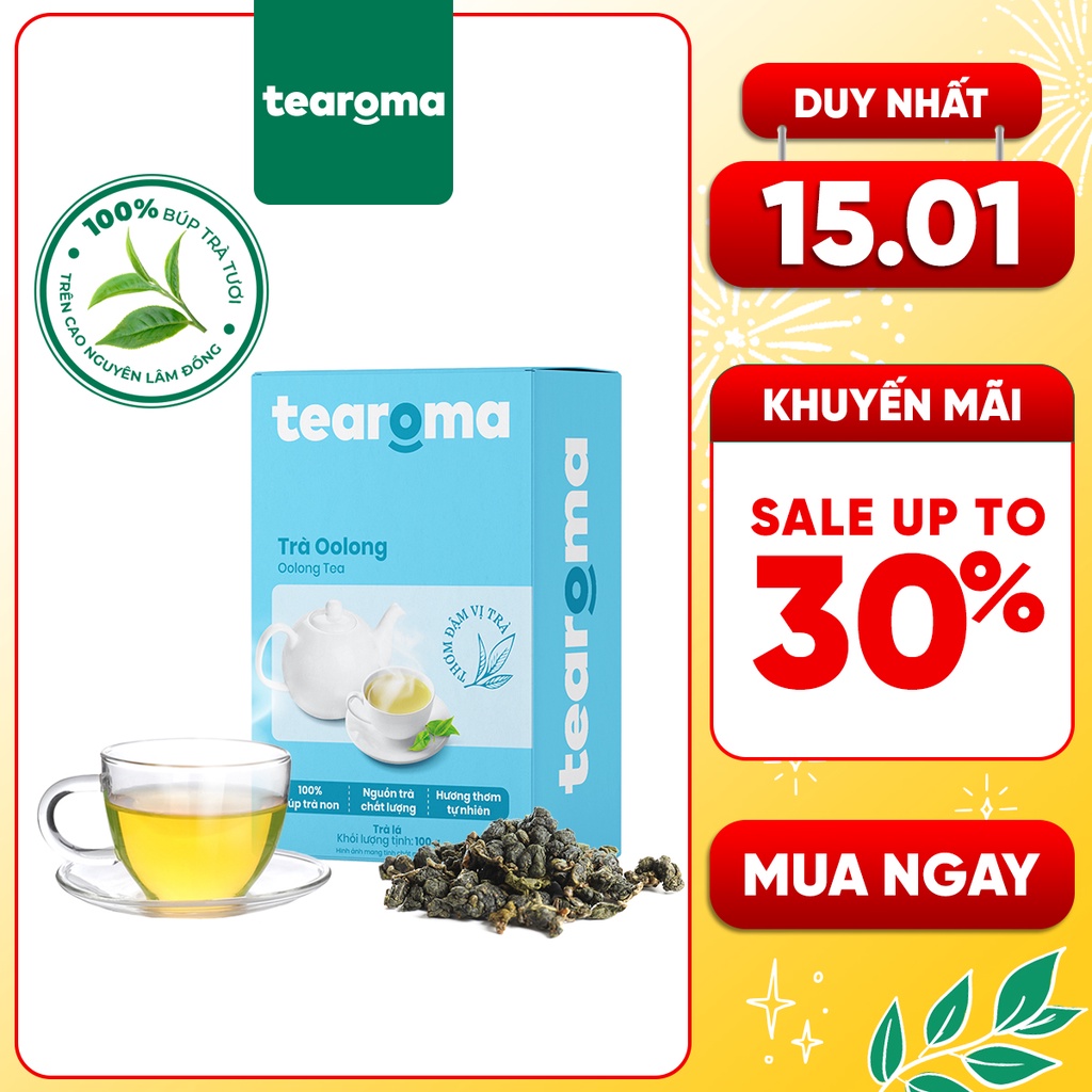 Tearoma Trà Oolong - Hộp 100gr