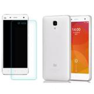 Bộ 1 kính cường lực và ốp lưng dẻo xiaomi mi4 / mi 4
