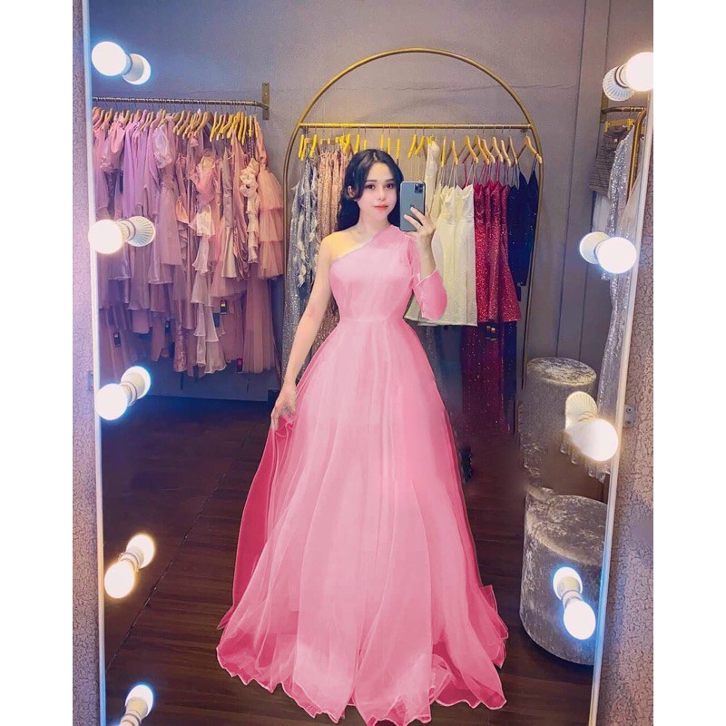 [Mã FATHANG5 giảm 10K đơn 50K] ĐẦM MAXI XOÈ LỆCH VAI TAY DÀI SANG ĐẸP - MS303V | BigBuy360 - bigbuy360.vn