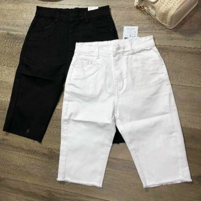 Quần Short Nữ Quần Short Kaki Tua Rua Nữ Màu sắc: Đen, Trắng Tôn Dáng | BigBuy360 - bigbuy360.vn